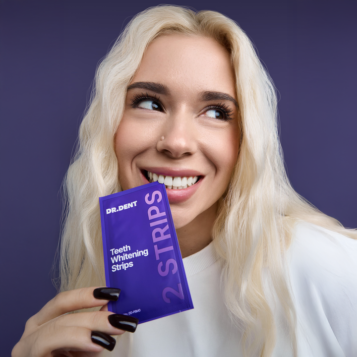 Purple Teeth Whitening Strips – Fast Results, Zero Sensitivity