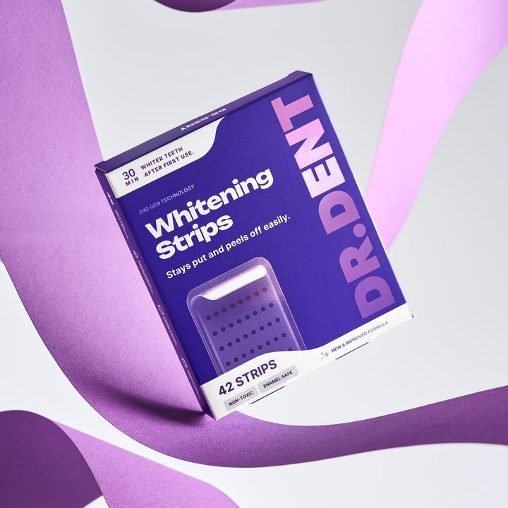 Purple Teeth Whitening Strips – Fast Results, Zero Sensitivity