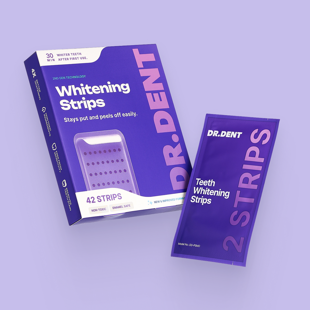 Purple Teeth Whitening Strips – Fast Results, Zero Sensitivity