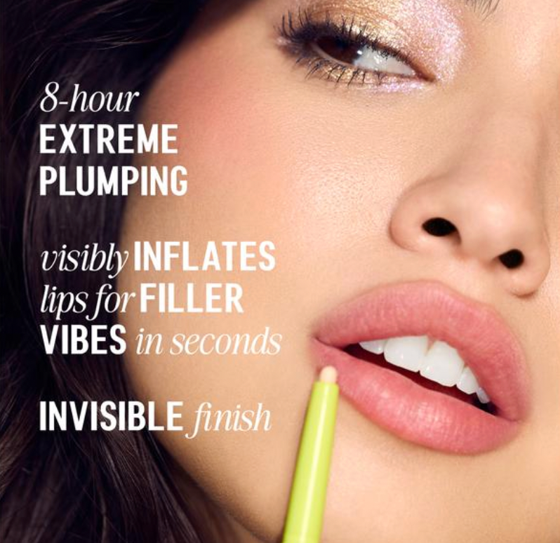 INVISIBLE EXTREME PLUMPING LIP LINER Colorless Finish for 8 Hours Extreme Plumping with Spicy Rush