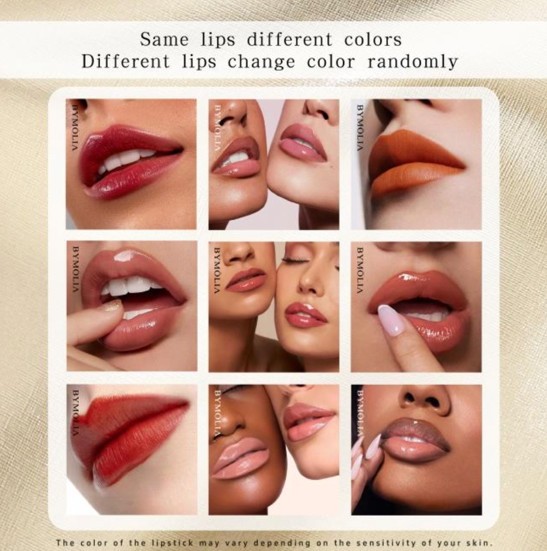 Transferproof Color-Changing Lipstick - Long-Lasting, Moisturizing, Temperature-Sensitive Color Change