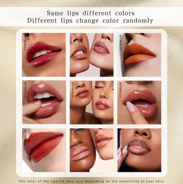Transferproof Color-Changing Lipstick - Long-Lasting, Moisturizing, Temperature-Sensitive Color Change