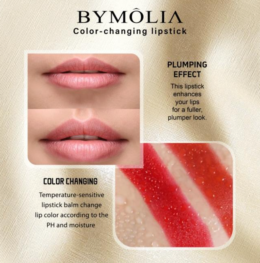 Transferproof Color-Changing Lipstick - Long-Lasting, Moisturizing, Temperature-Sensitive Color Change