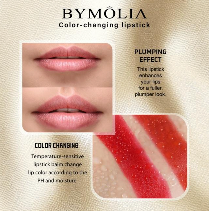 Transferproof Color-Changing Lipstick - Long-Lasting, Moisturizing, Temperature-Sensitive Color Change