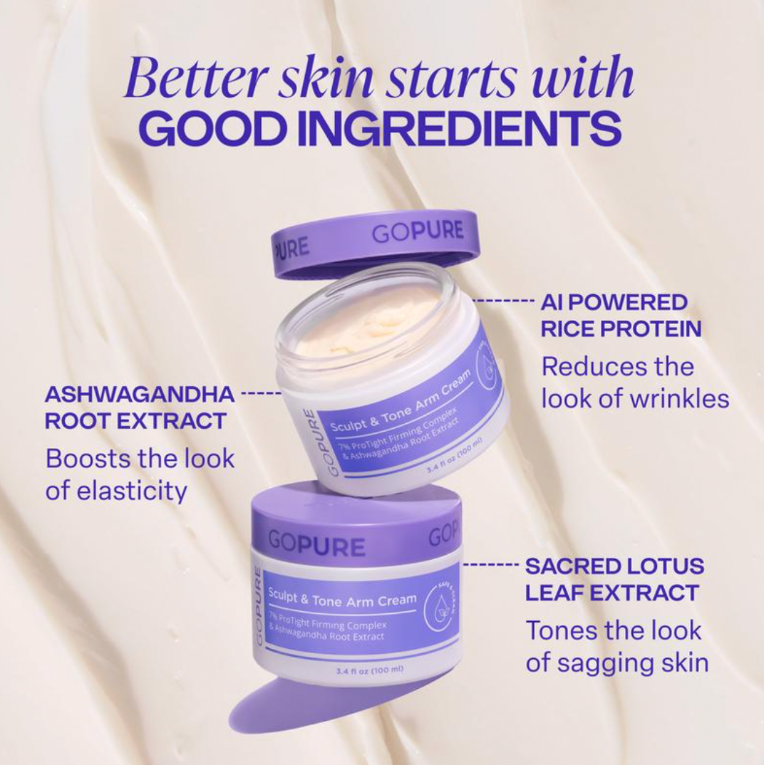 GoPure Sculpt & Tone Arm Cream