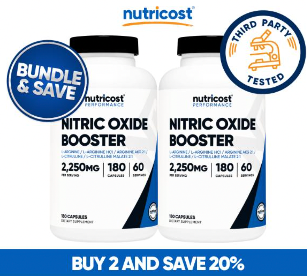 Nutricost Nitric Oxide Booster (Capsules x90)