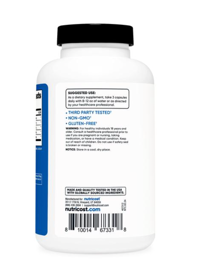 Nutricost Nitric Oxide Booster (Capsules x90)