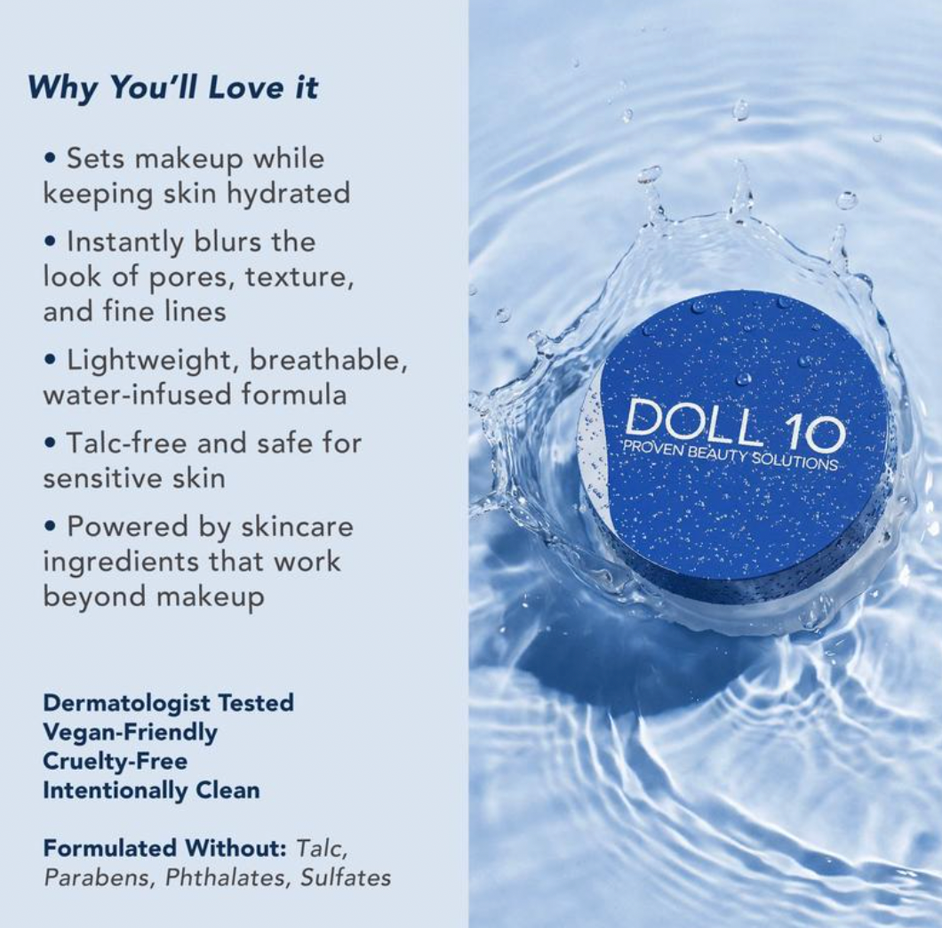 DOLL 10 Waterblur Hydrating Setting Powder