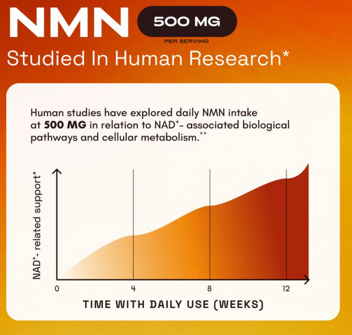 NMN NAD+ Support – 4-in-1 Longevity Formula