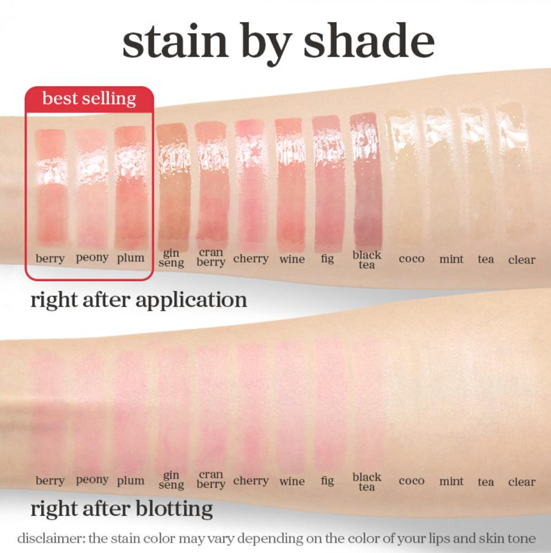 Korean Apple Lip Oil + Lip Stain