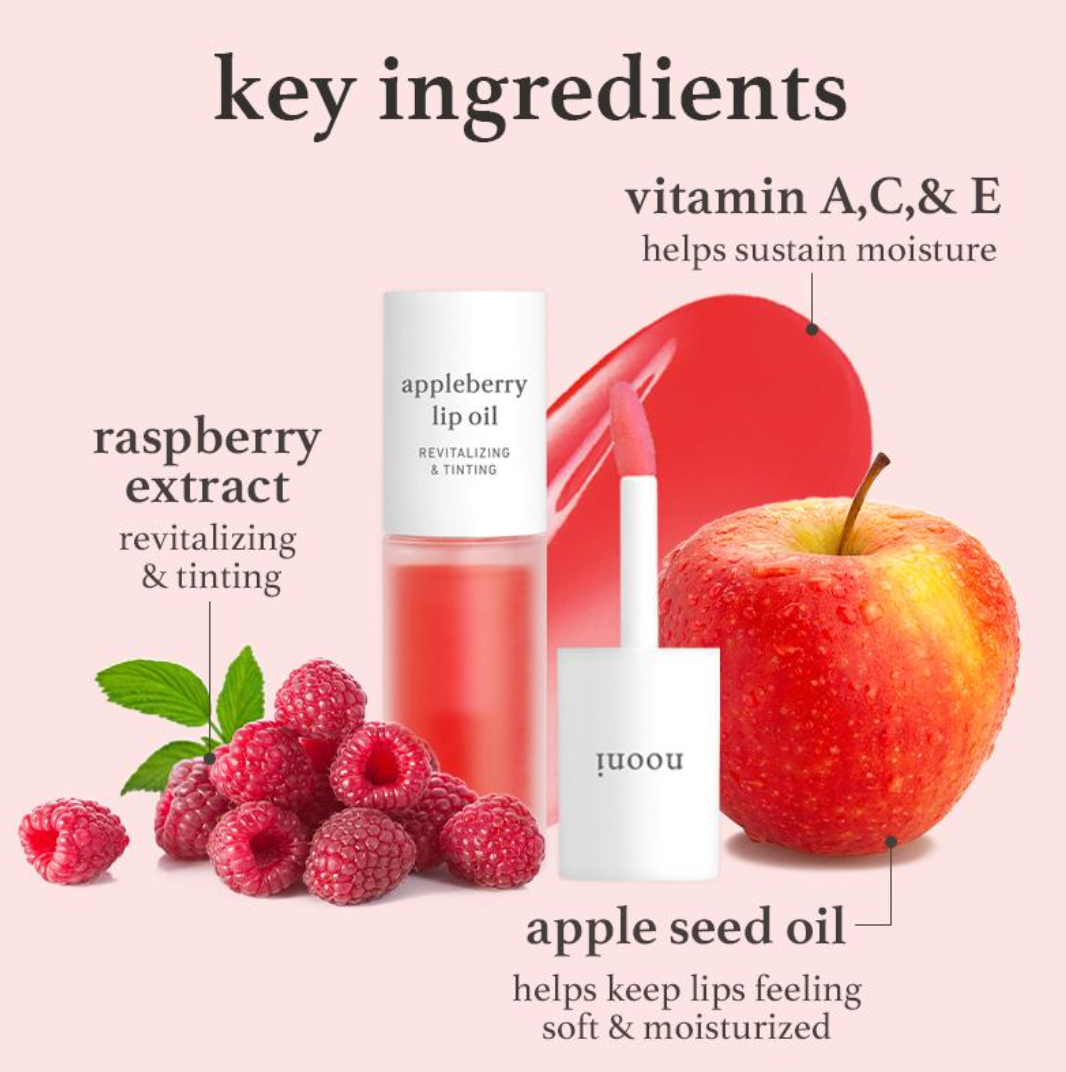 Korean Apple Lip Oil + Lip Stain