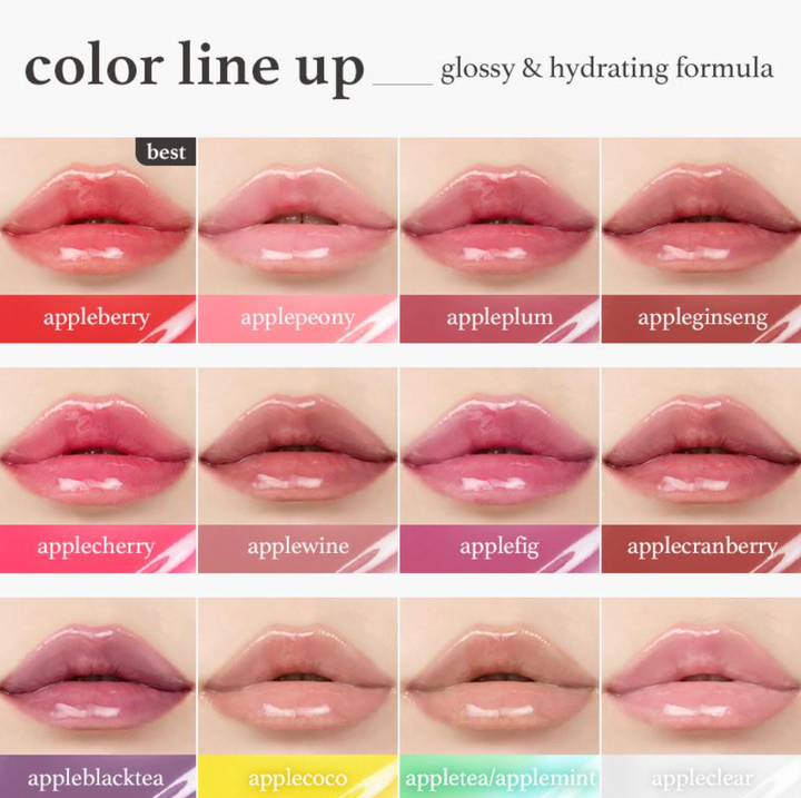 Korean Apple Lip Oil + Lip Stain