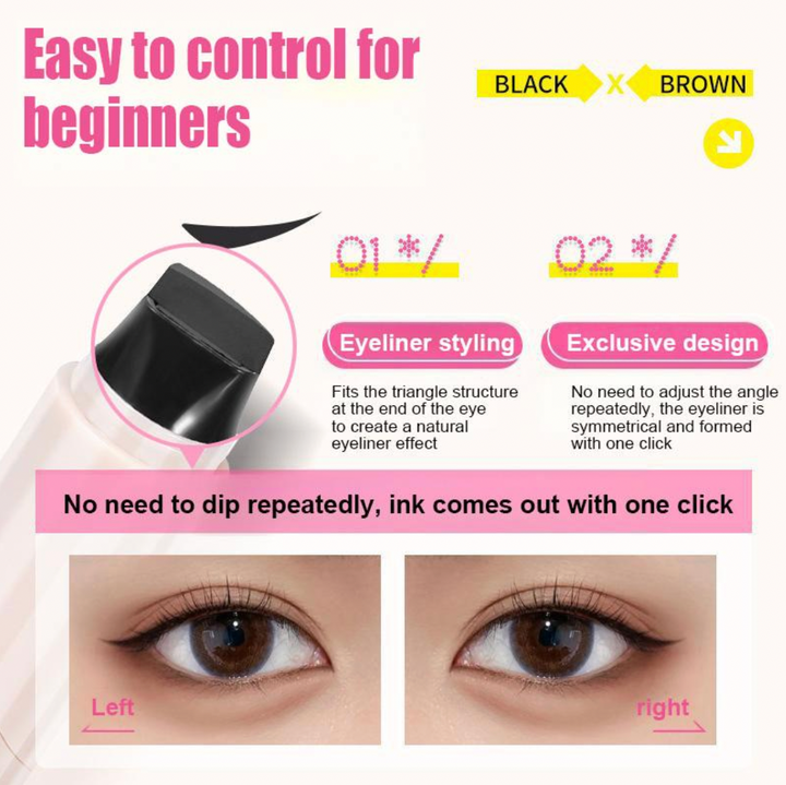 Eyeliner Stamp Pen – Quick, Perfect, Waterproof Wings
