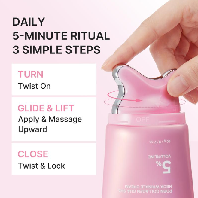 Collagen Gua Sha Neck Wrinkle Cream